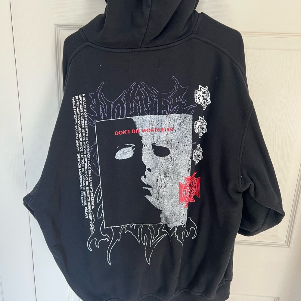Darc Sport Edgy Graphic Black Hoodie